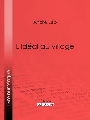 cover image of L'Idéal au village